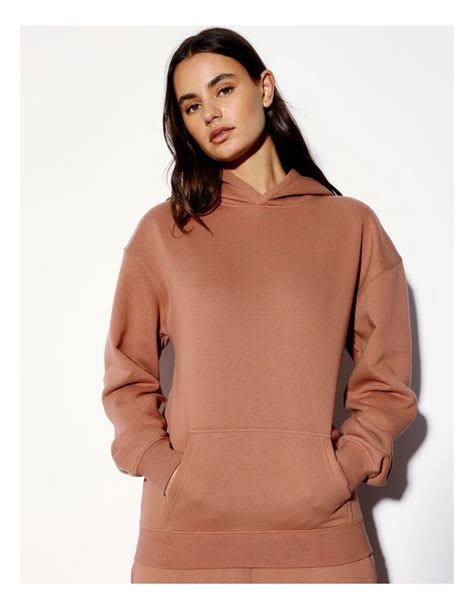 miss shop size guide - Miss Shop Recycled Blend Oversized Hoodie in Hazelnut .